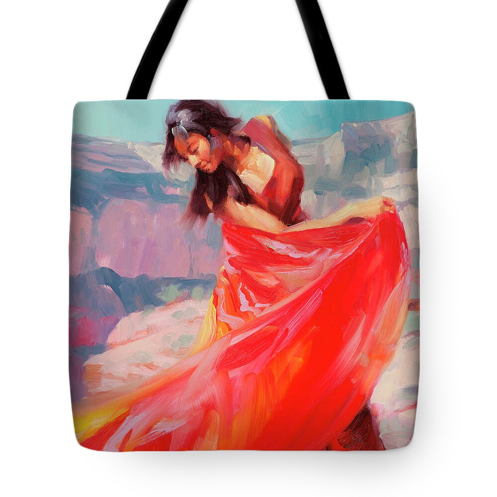 Southwest Tote Bag featuring the painting Jubilee by Steve Henderson