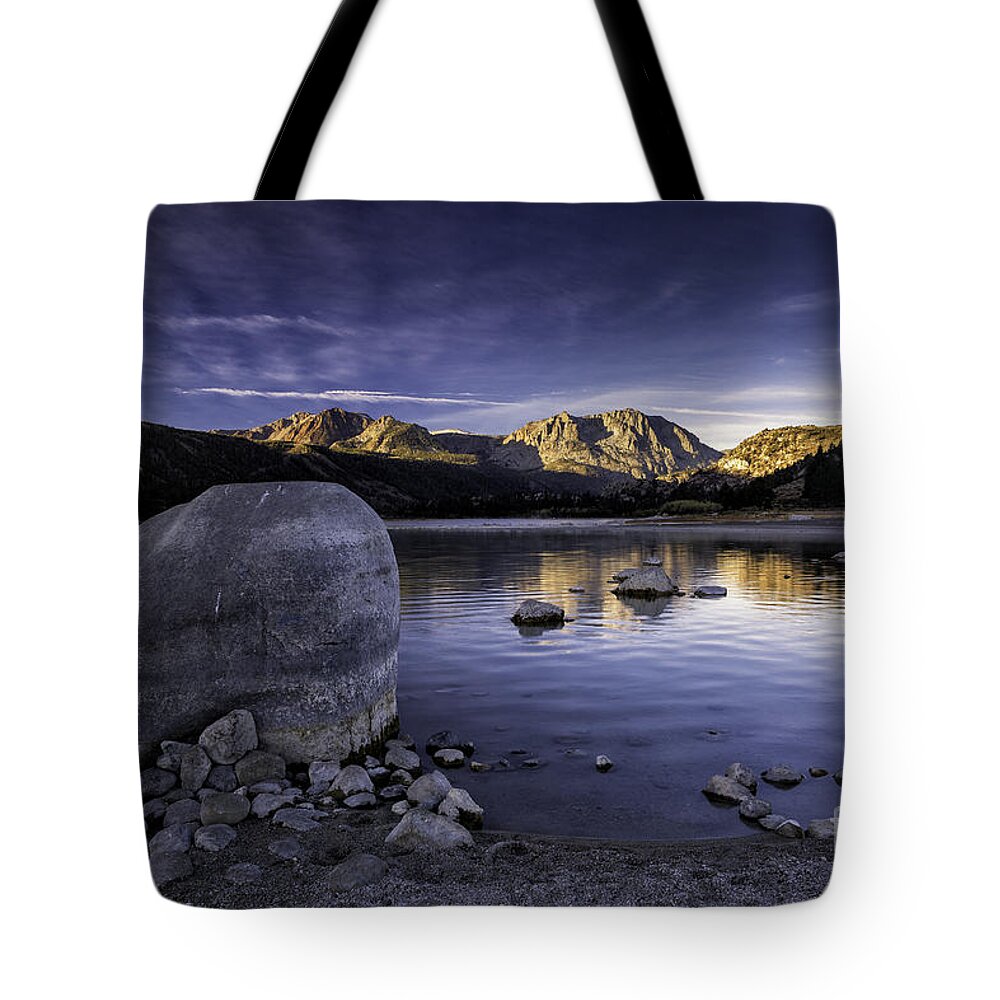 California Tote Bag featuring the photograph June Lake Boulder by Timothy Hacker