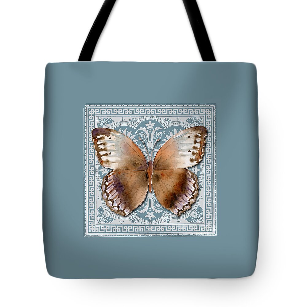 Laglaizei Tote Bag featuring the painting Jungle Queen Butterfly Design by Amy Kirkpatrick