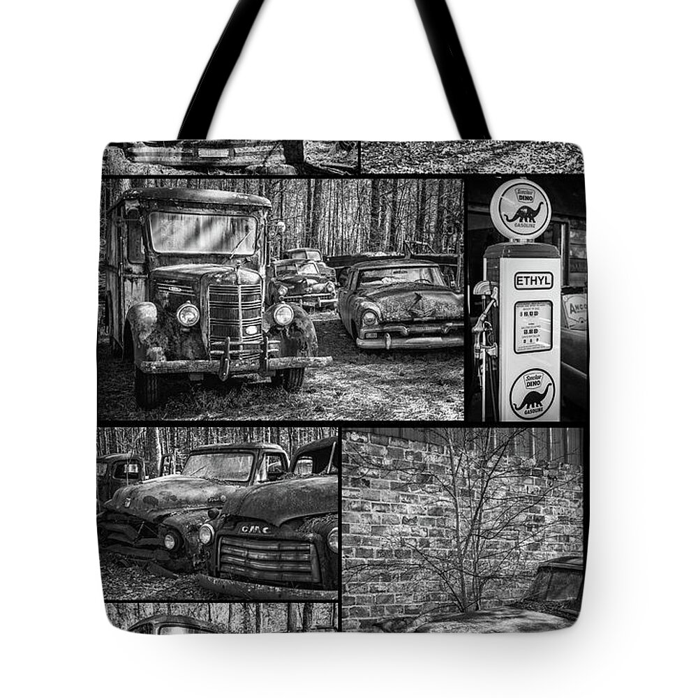 Cars Tote Bag featuring the photograph Junk Yard Cars by Matthew Pace