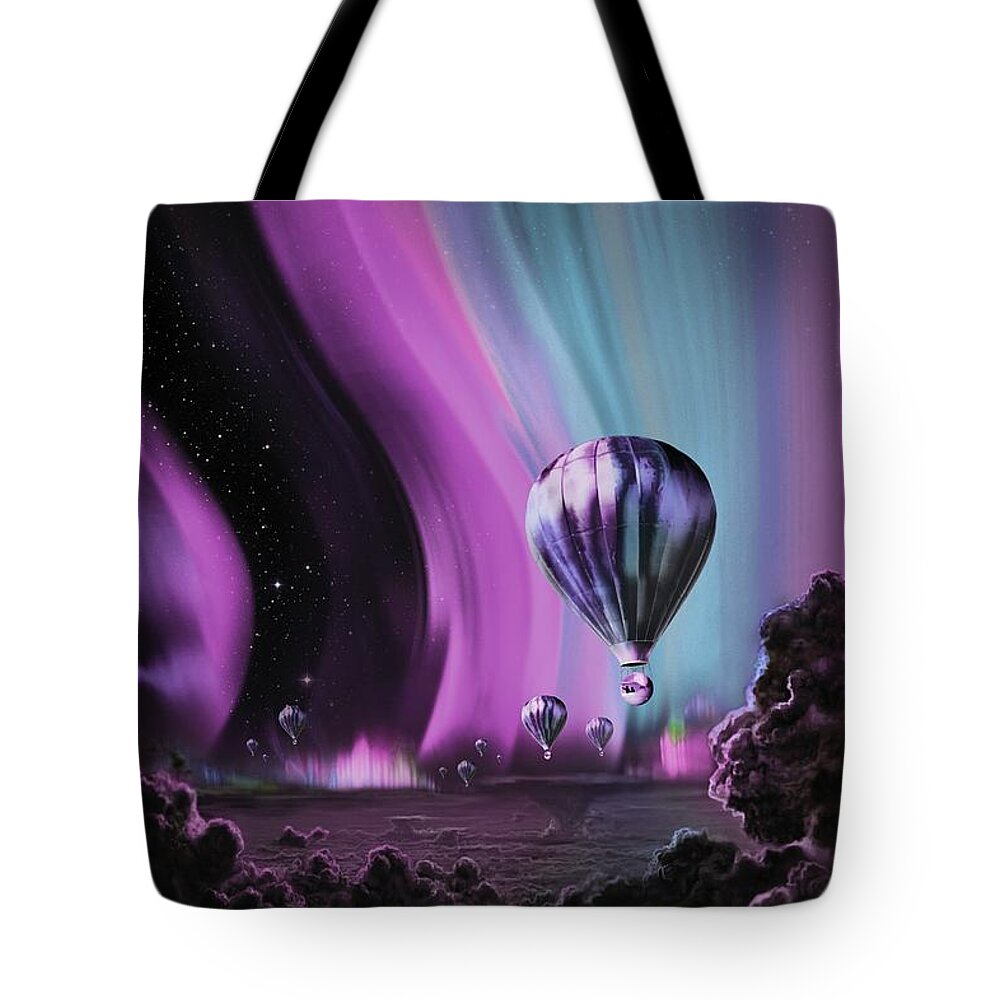 Jupiter Tote Bag featuring the painting Jupiter by Retro Art