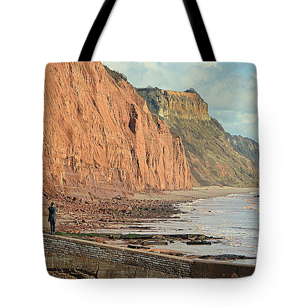 Cliffs Tote Bag featuring the photograph Jurassic Cliffs by Andy Thompson