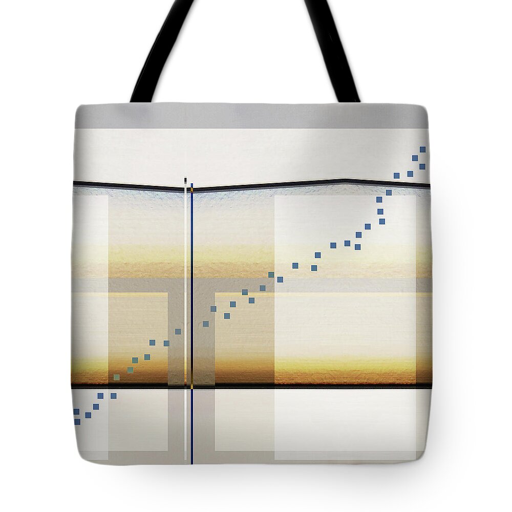 Blue Tote Bag featuring the photograph Just a Little Off Course by Carol Leigh