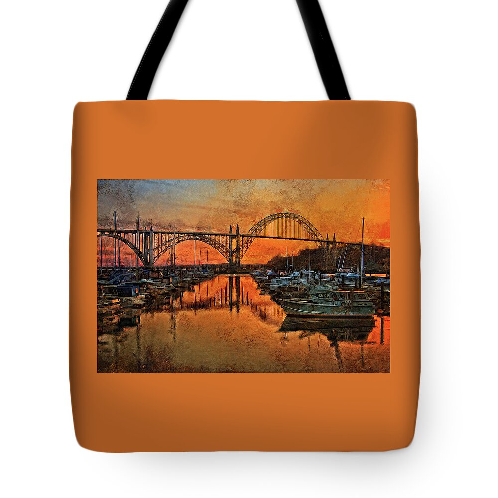 Oregon Coast Tote Bag featuring the photograph Just After Sunset by Thom Zehrfeld