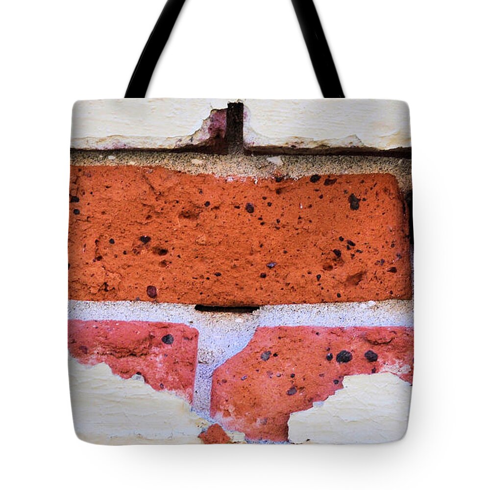 Photo Art Tote Bag featuring the photograph Just Another Brick in the Wall by Josephine Buschman