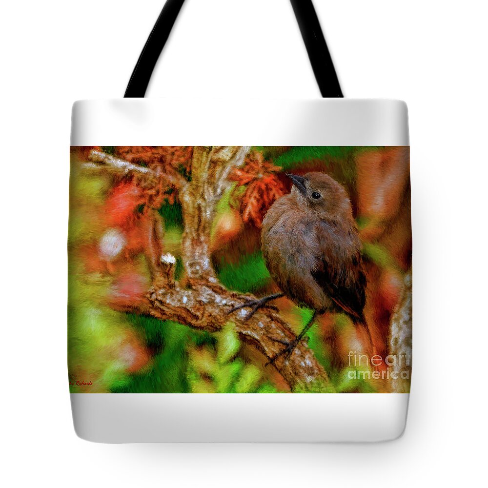  Tote Bag featuring the photograph Just Perching by Blake Richards