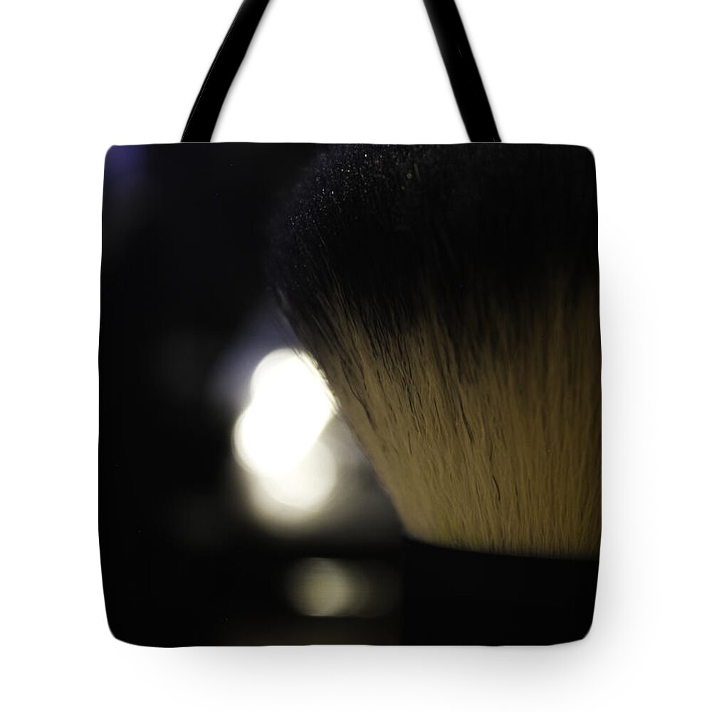 Art Tote Bag featuring the photograph Kabuki Brush by Sandra Dalton