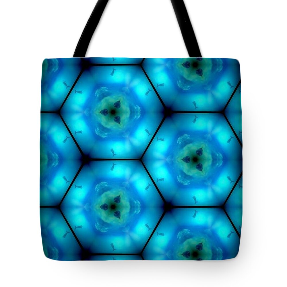 Kalidescope Tote Bag featuring the photograph Kaleidoscope by Elizabeth Hoskinson