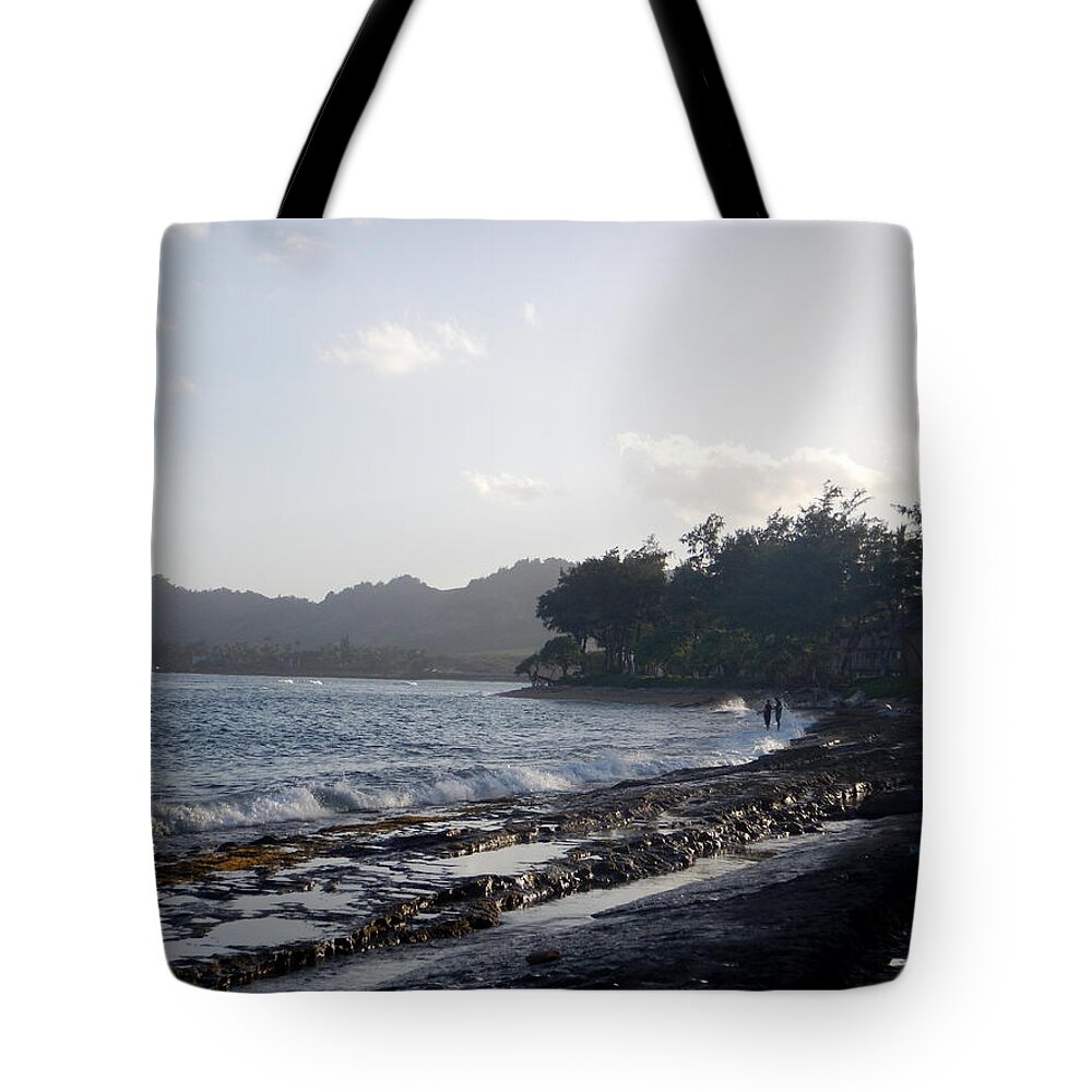 Kauai Tote Bag featuring the photograph Kauai Kapa'a Coast 1 by Amy Fose