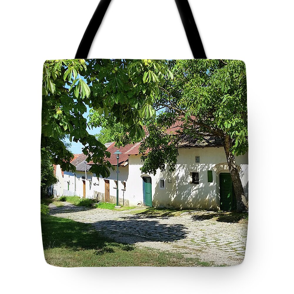 Loamgrui Tote Bag featuring the photograph Kellergasse by Evelyn Tambour