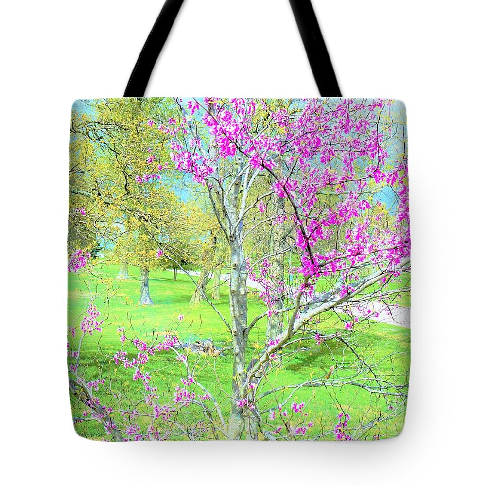 Red Bud Tote Bag featuring the photograph Kentucky spring by Merle Grenz