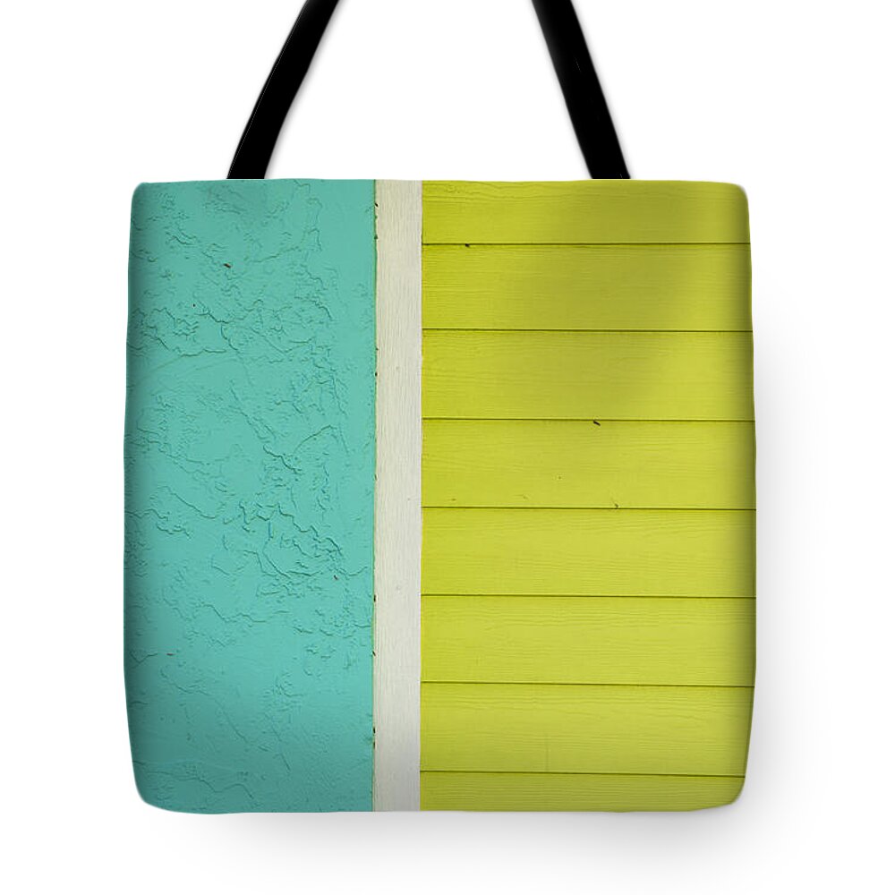 Abstract Tote Bag featuring the photograph Key Lime Blue Abstract by Juli Scalzi