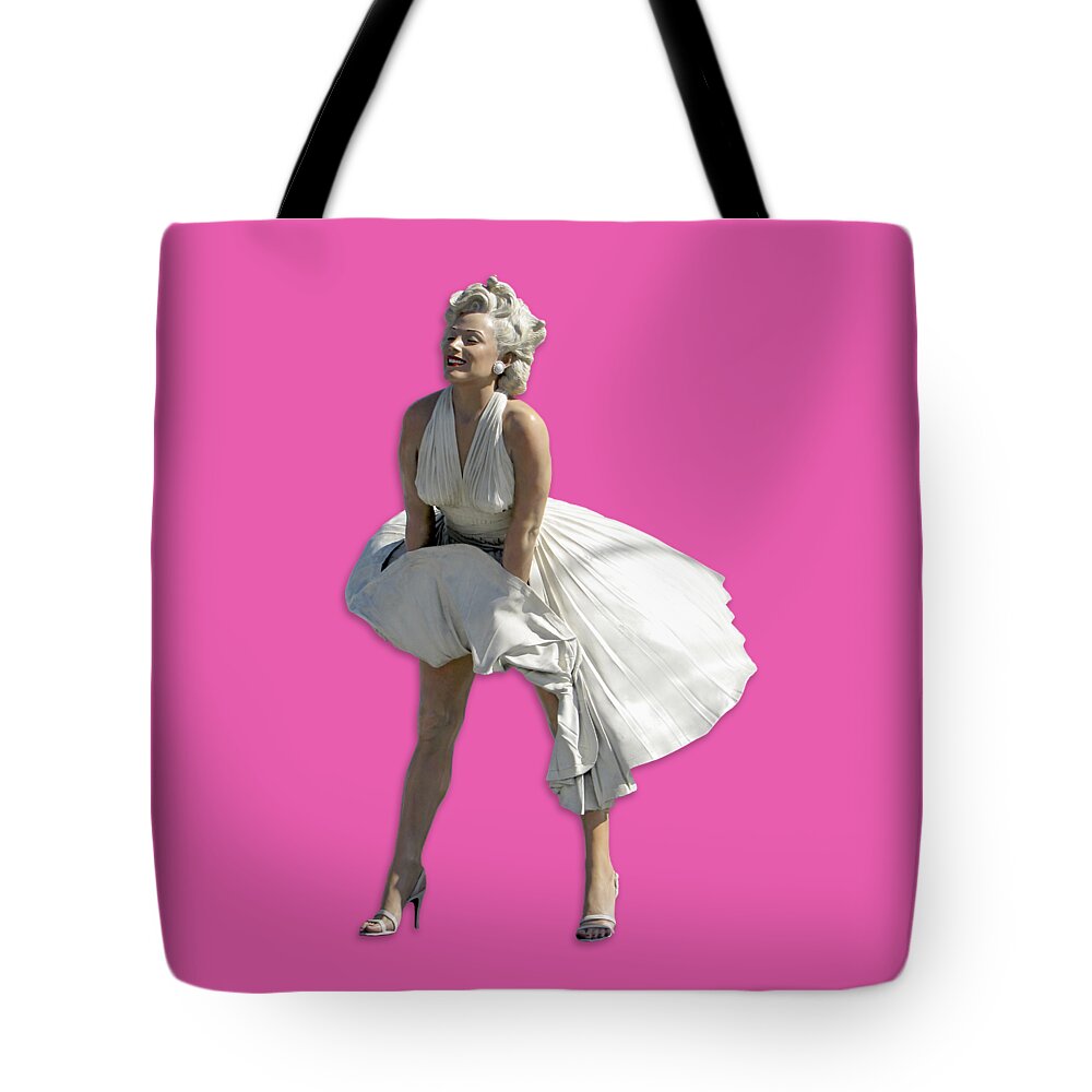 Fashion Tote Bag featuring the photograph Key West Marilyn - Special Edition by Bob Slitzan