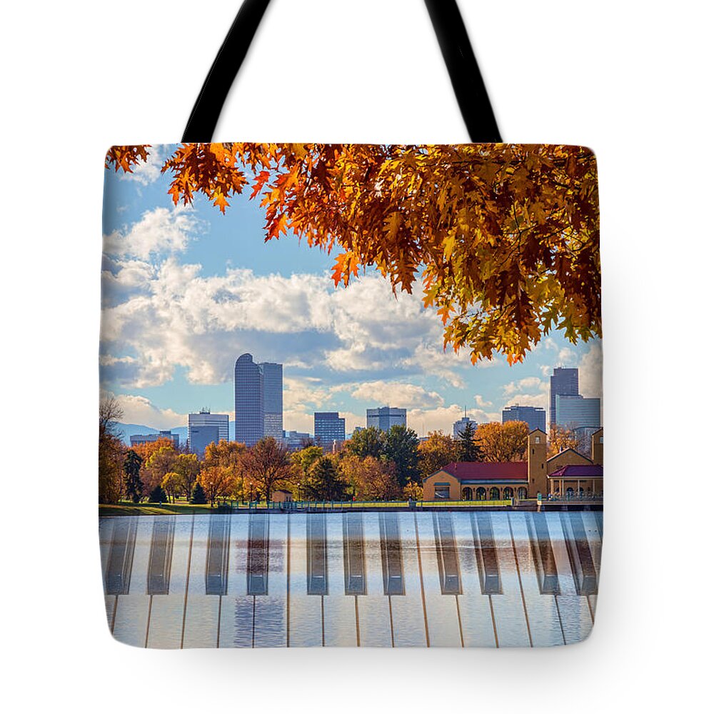 Denver Tote Bag featuring the photograph Keys To The City of Denver by James BO Insogna