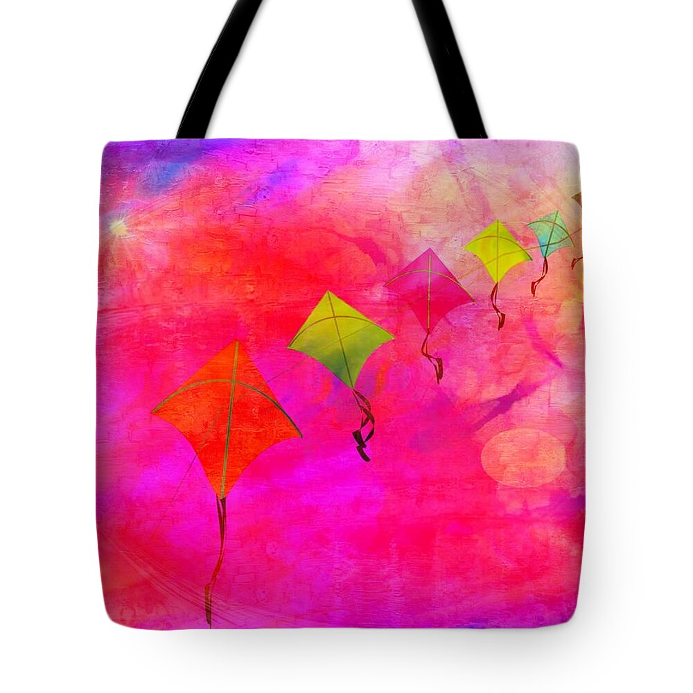 Sky Tote Bag featuring the photograph Kite by Jean Francois Gil