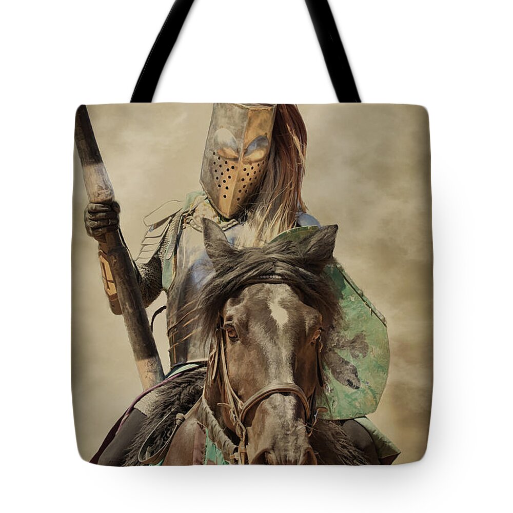 Knight Tote Bag featuring the photograph Knights Tale by Steve McKinzie