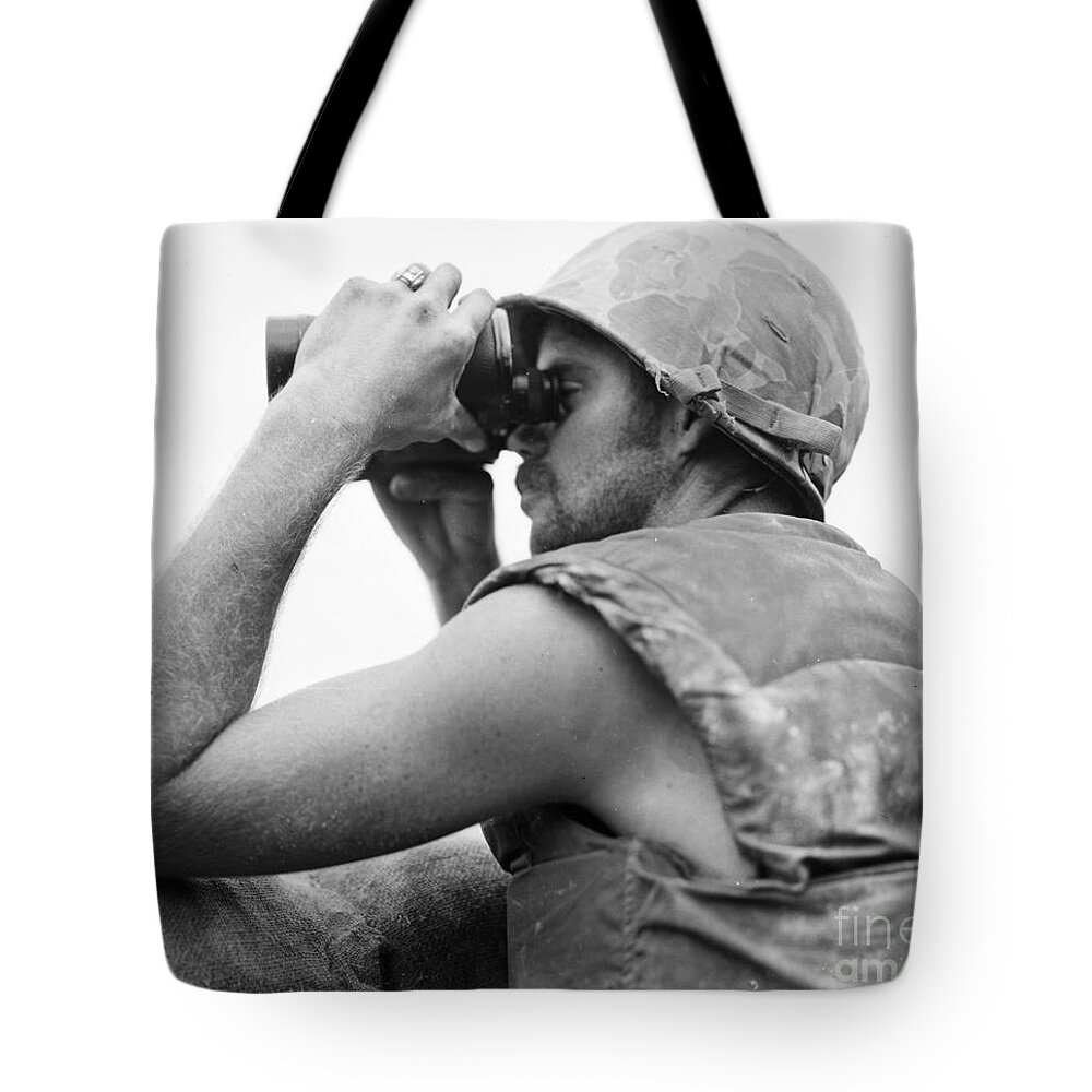 1952 Tote Bag featuring the photograph Korean War: Bunker Hill by Granger