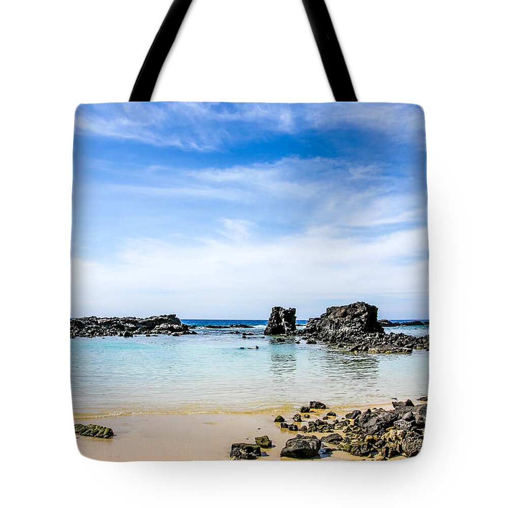 Beach Tote Bag featuring the photograph Kukio by Denise Bird