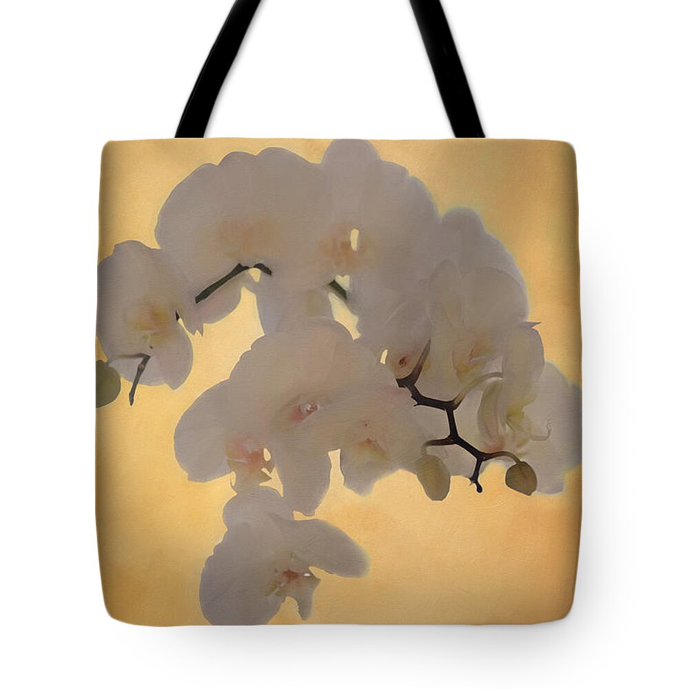 Orchids Tote Bag featuring the photograph La Dolce Vita by Kate Hannon