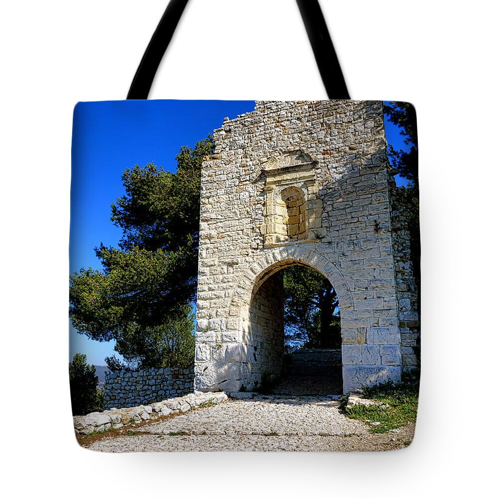 Allauch Tote Bag featuring the photograph La Poterne in Allauch by Olivier Le Queinec