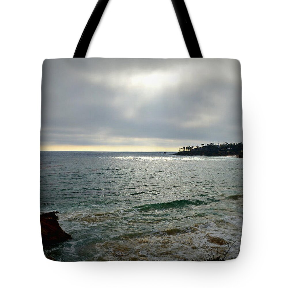 Laguna Beach Tote Bag featuring the photograph Laguna Beach Sunset by Glenn McCarthy Art and Photography