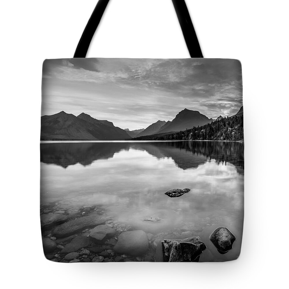Glacier National Park Tote Bag featuring the photograph Lake McDonald by Adam Mateo Fierro