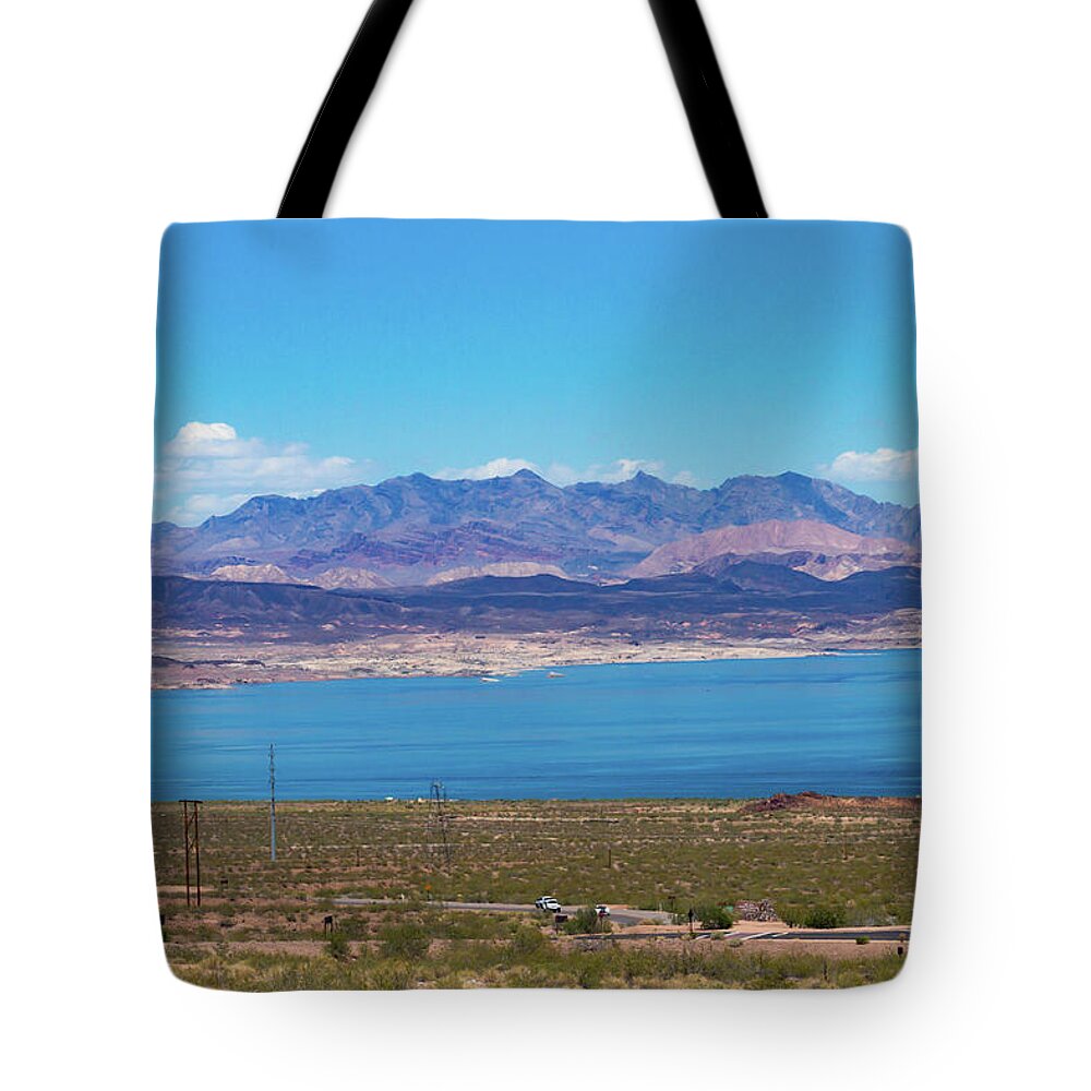 Lake Mead Afternoon Tote Bag featuring the photograph Lake Mead Afternoon by Bonnie Follett