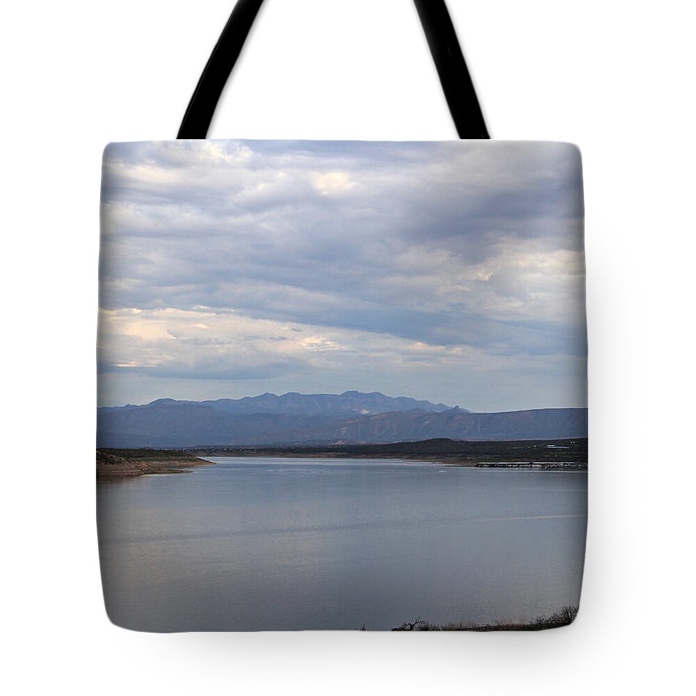 Landscape Tote Bag featuring the photograph Lake Roosevelt 2 by Matalyn Gardner