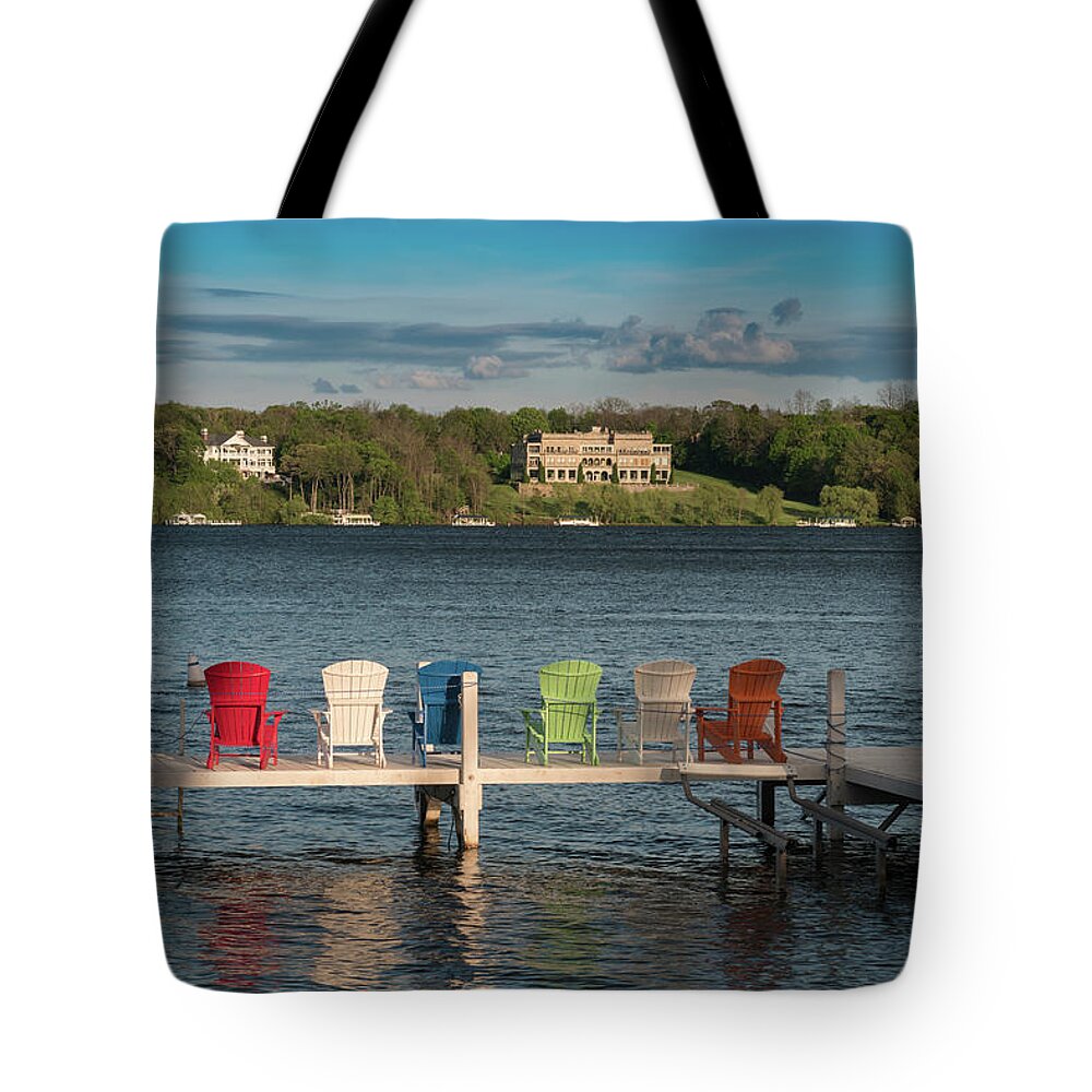 Lake Tote Bag featuring the photograph Lakeside Living Number 3 by Steve Gadomski