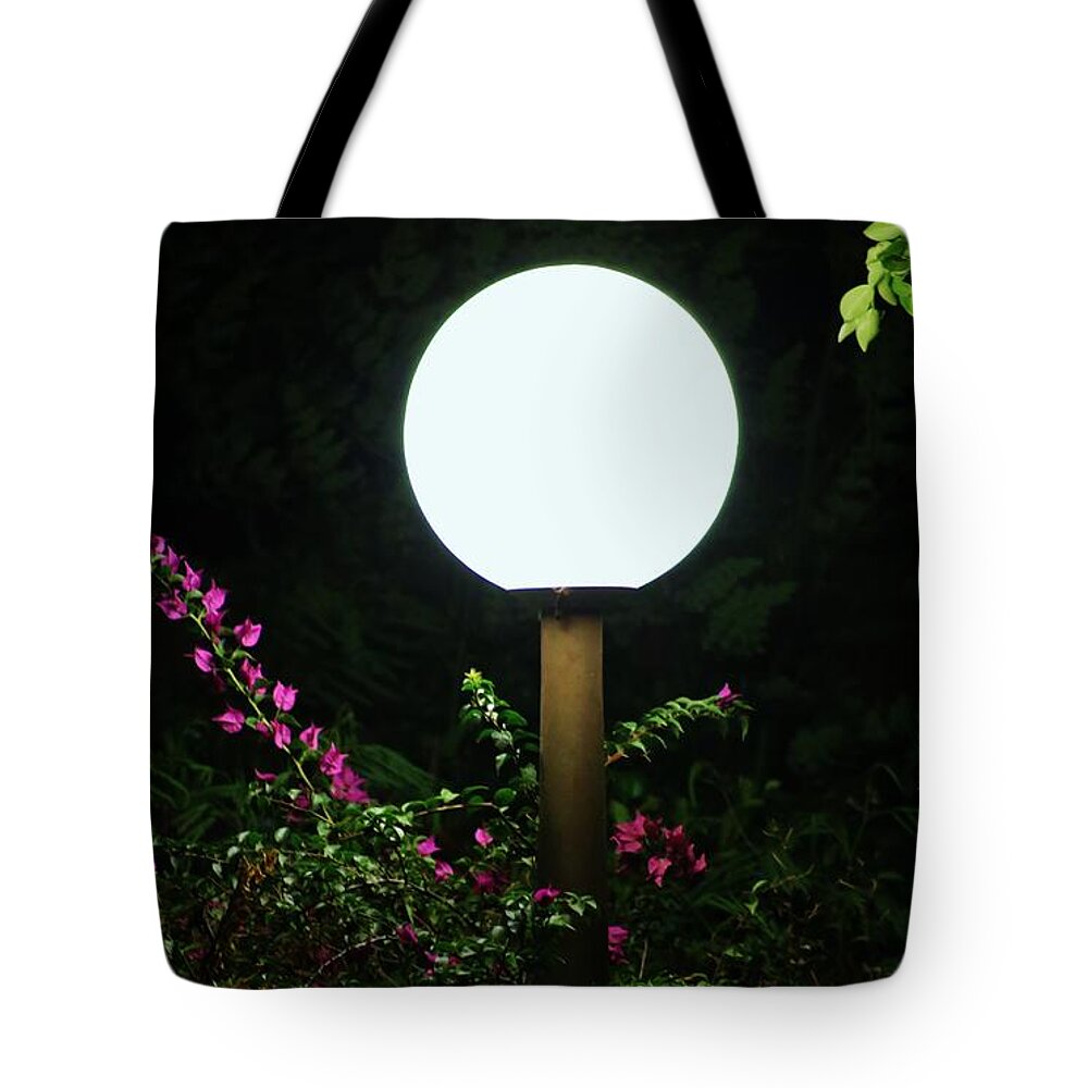 Night Tote Bag featuring the photograph Lamp Post by Craig Wood