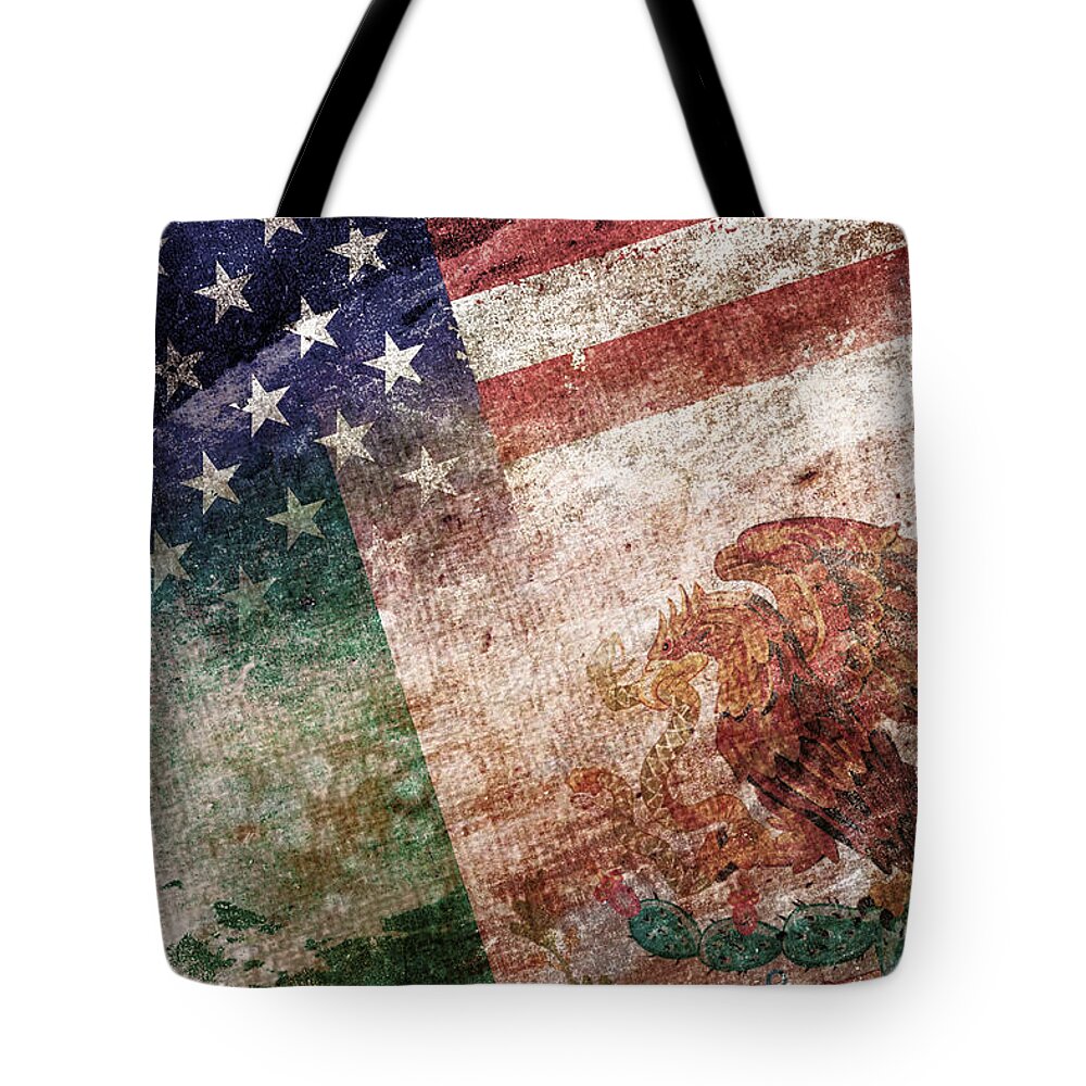 Composite Tote Bag featuring the digital art Land Of Opportunity by Az Jackson