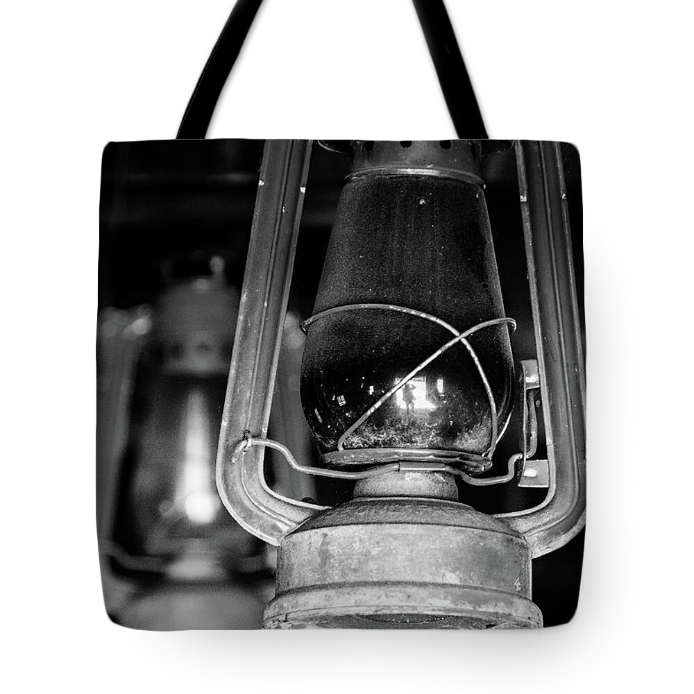 Jay Stockhaus Tote Bag featuring the photograph Lanterns by Jay Stockhaus