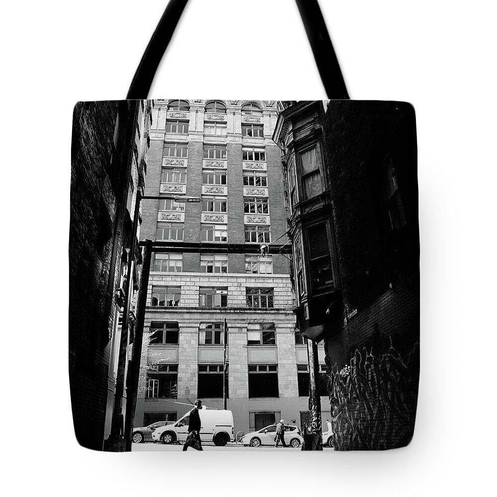 Street Photography Tote Bag featuring the photograph Last jacket by J C
