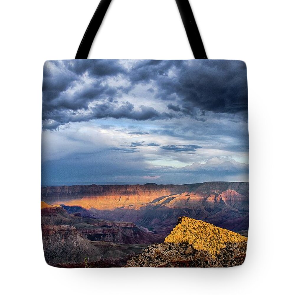 Freyas Castle Tote Bag featuring the photograph Last light on Freyas Castle by Gaelyn Olmsted