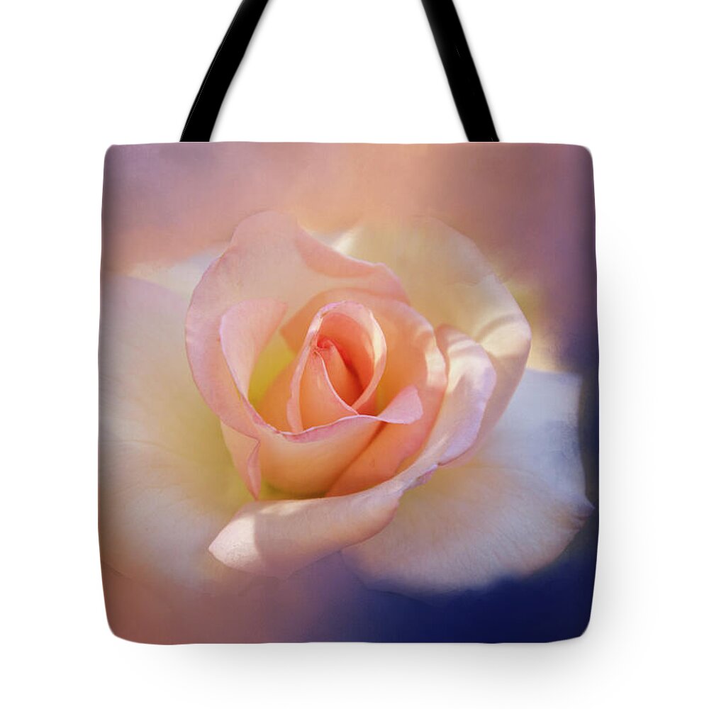 Flower Tote Bag featuring the digital art Last Rose of Summer? by Terry Davis
