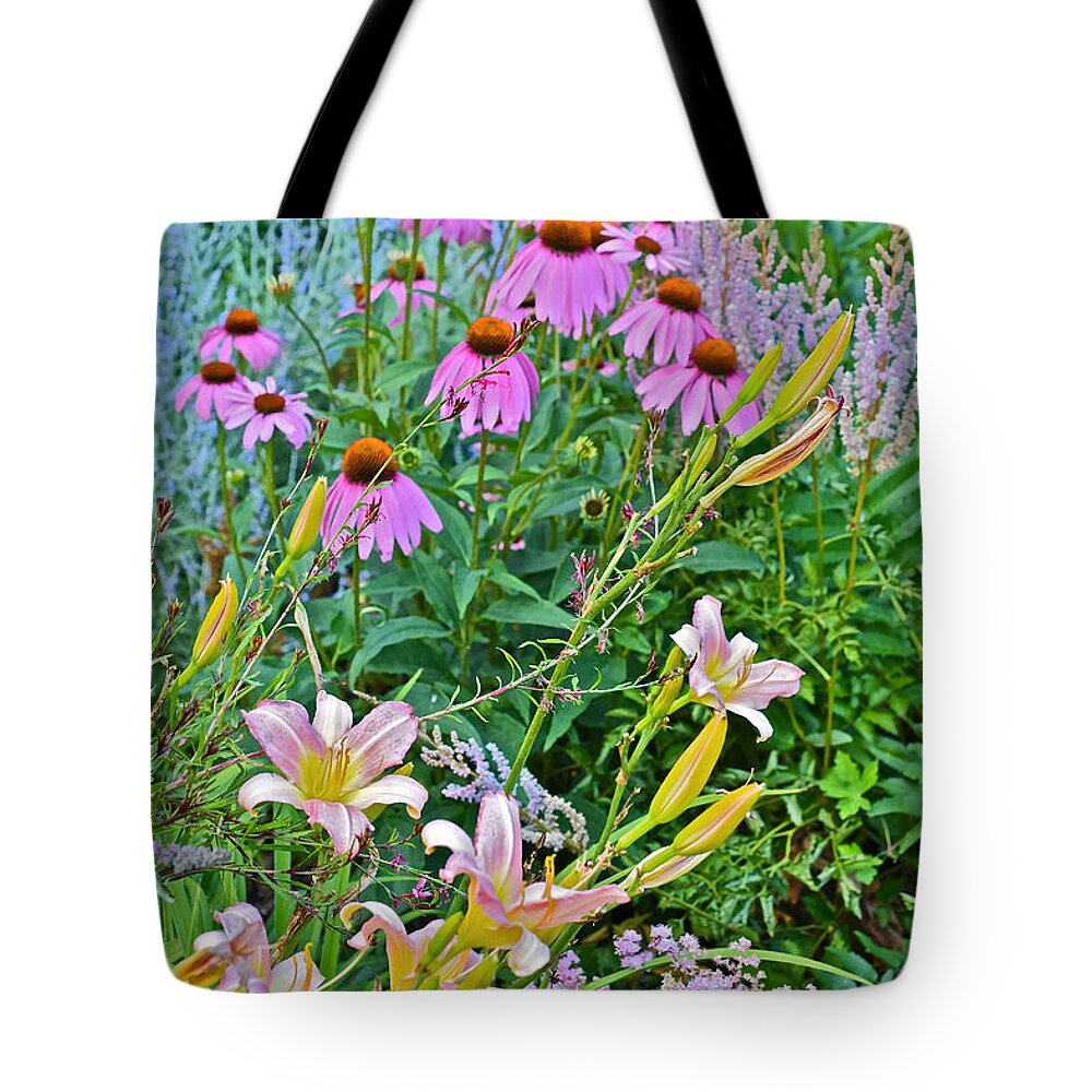 Garden Plants Tote Bag featuring the photograph Late July Garden 3 by Janis Senungetuk