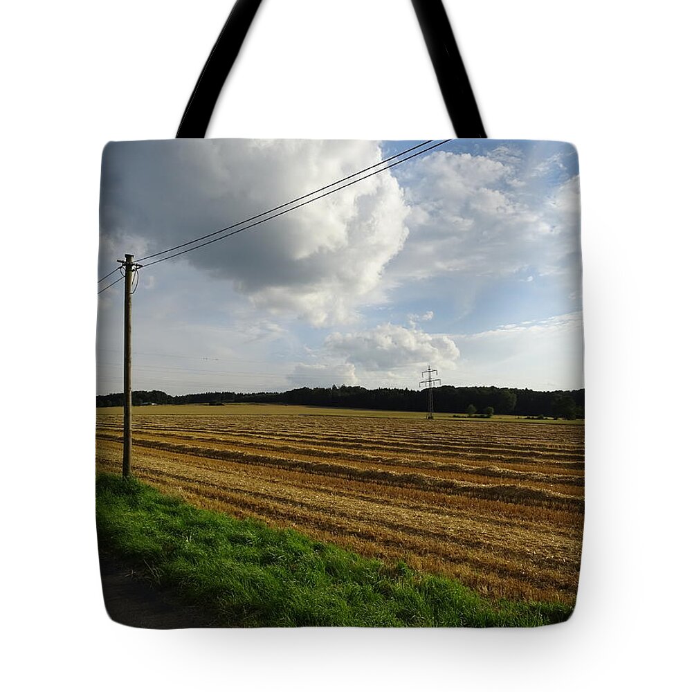 Summer Tote Bag featuring the photograph Late summer fileds by Maximilian Weber