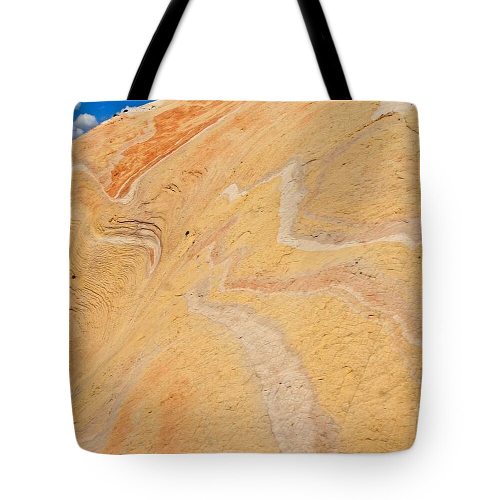 Desert Tote Bag featuring the photograph Lava look by Phil Cappiali Jr