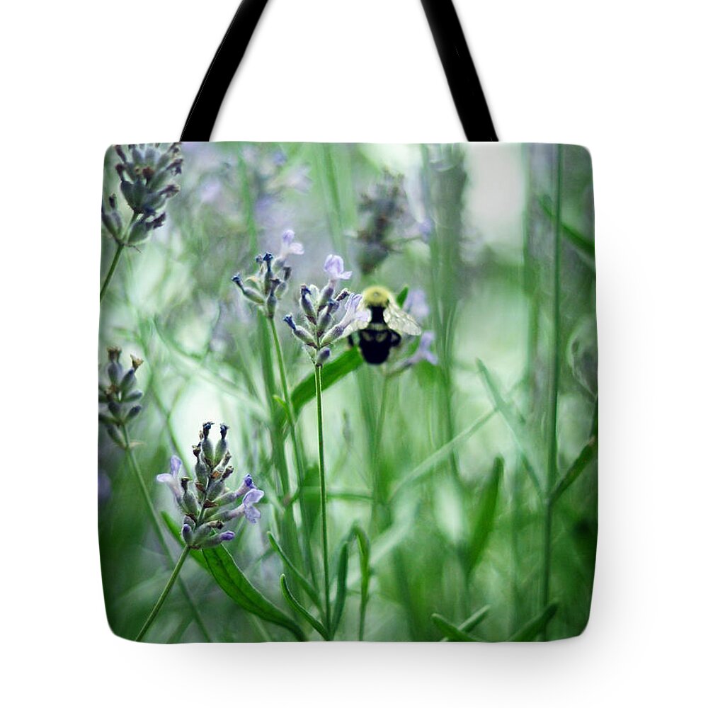 Lavender Tote Bag featuring the photograph Lavender Blue by Rebecca Sherman