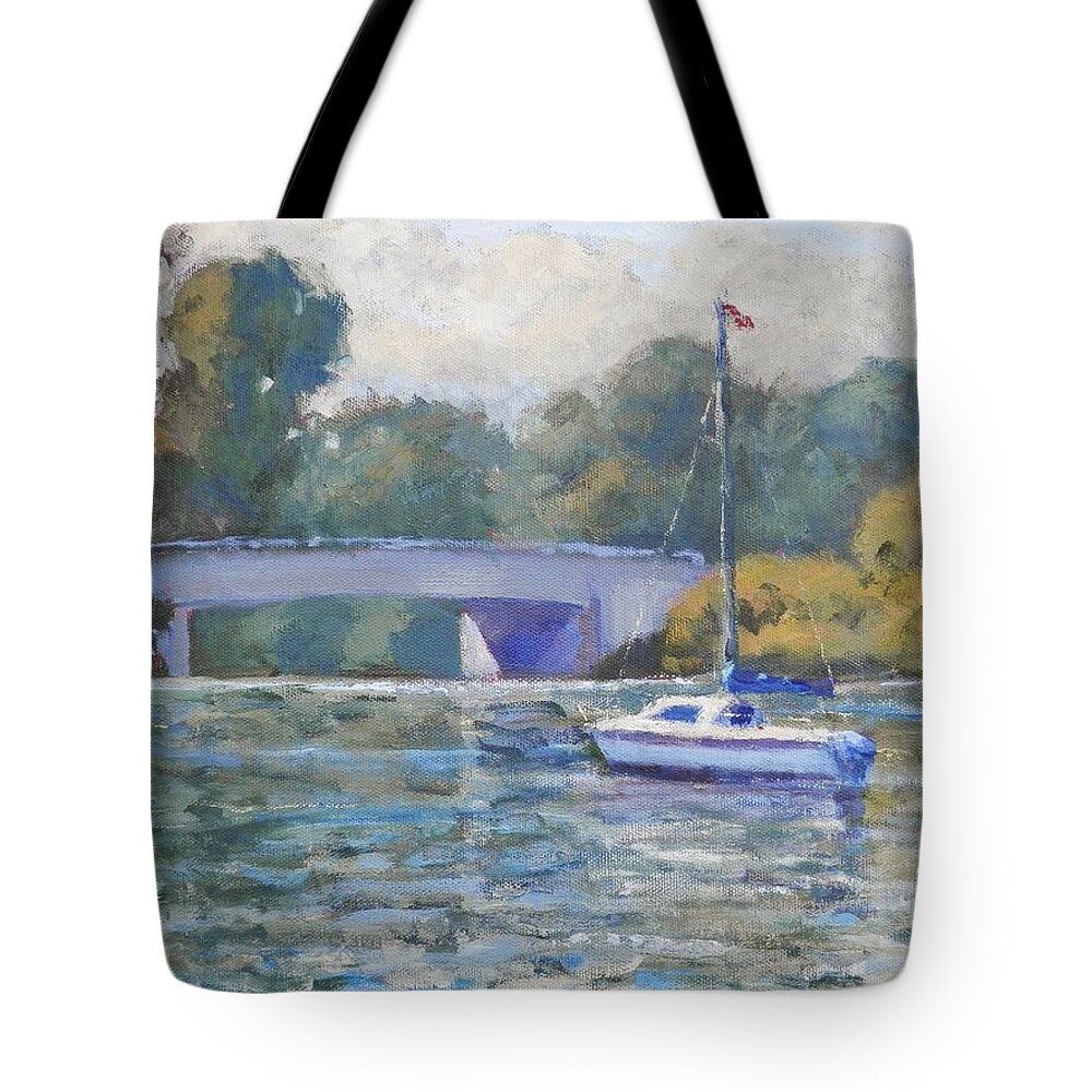 Impressionist Tote Bag featuring the painting Lazy Afternoon by Michael Camp