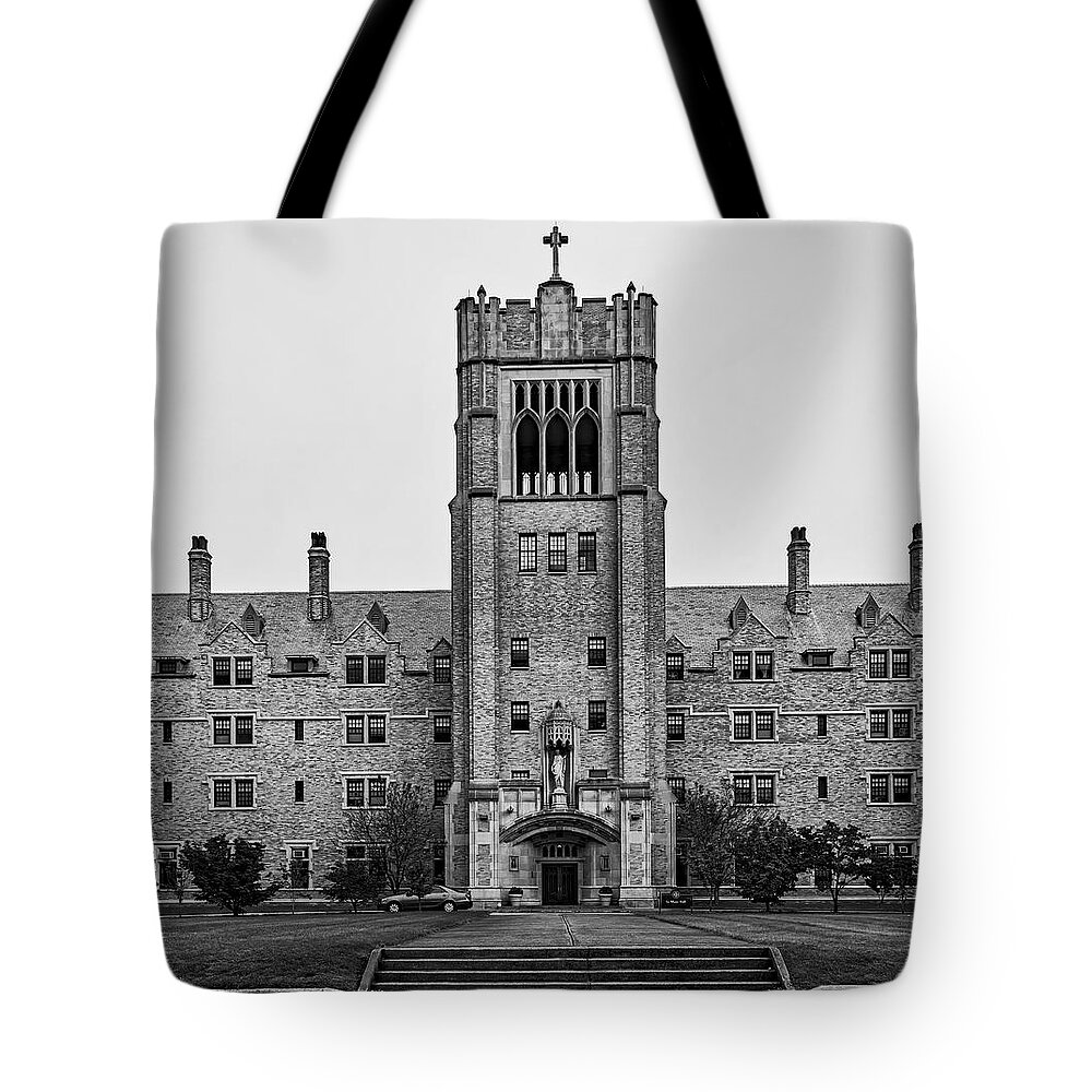 Saint Mary's College Tote Bag featuring the photograph Le Mans Hall - Saint Mary's College by Mountain Dreams