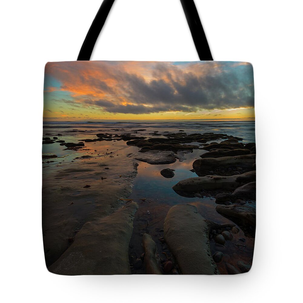 California Tote Bag featuring the photograph Leading to the Sea by Michael Dawson