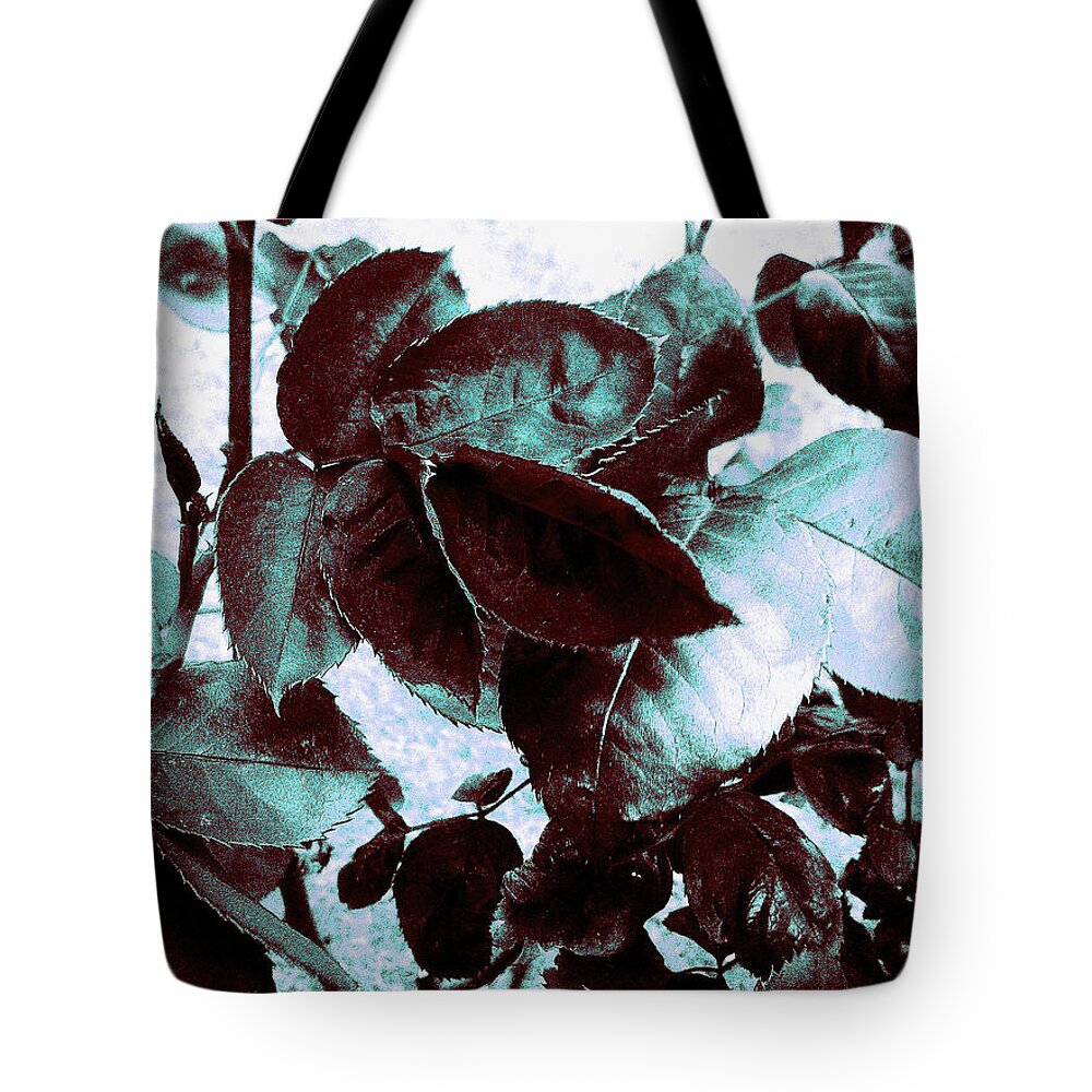 From Autumn Breaks Forthcoming Photo Album With Music Tote Bag featuring the digital art Leaf 56 by The Lovelock experience