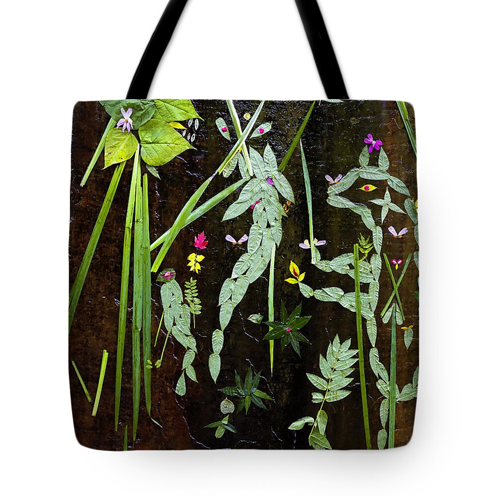 Leaf Art Tote Bag featuring the photograph Leaf Art by Jon Burch Photography