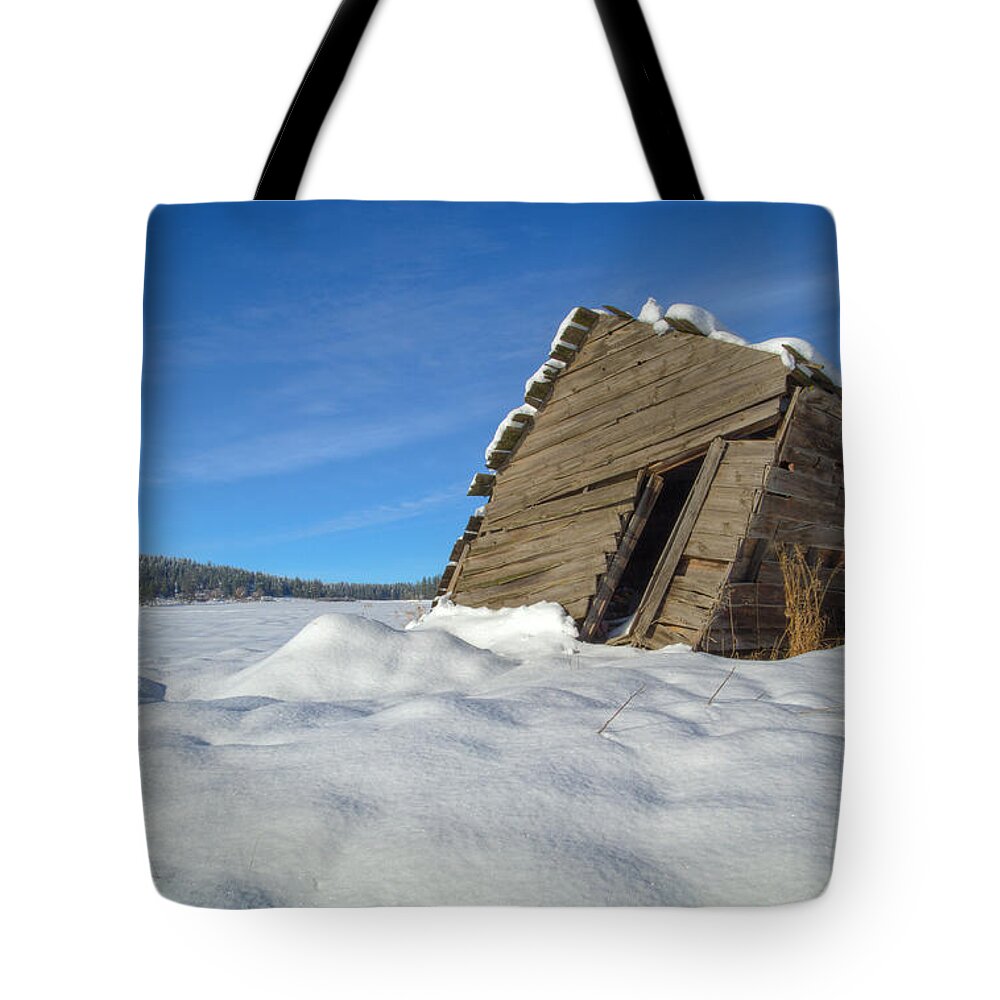 Landscape Tote Bag featuring the photograph Leaning by Idaho Scenic Images Linda Lantzy