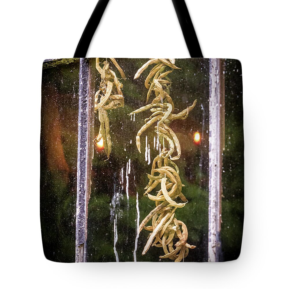 Food Tote Bag featuring the photograph Leather Britches by Randall Evans
