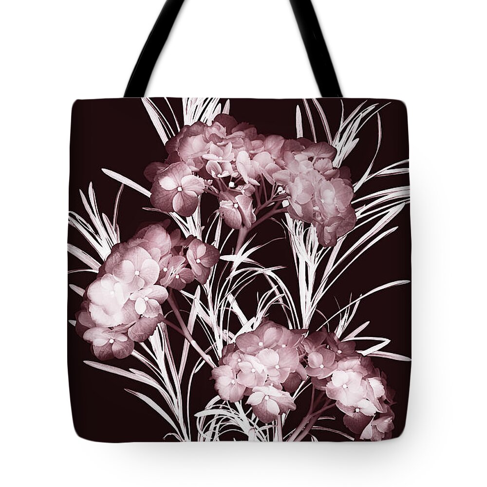 Flowers Tote Bag featuring the photograph Leaves and Petals II by Leda Robertson