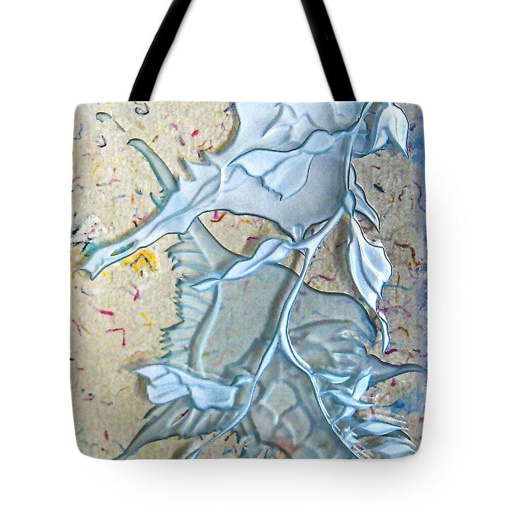 Red Tote Bag featuring the photograph Remnants of the Sea by Alone Larsen