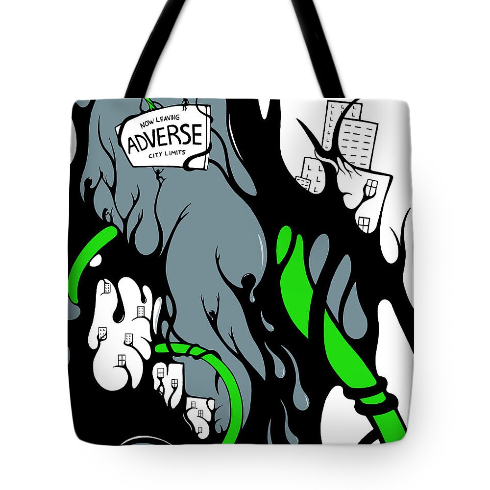 Hope Tote Bag featuring the digital art Leaving Adversity by Craig Tilley
