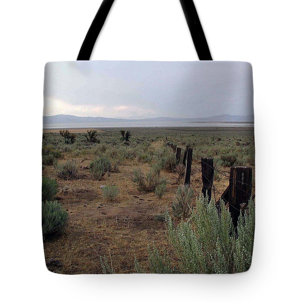Nevada Tote Bag featuring the photograph Leaving Reno by DArcy Evans
